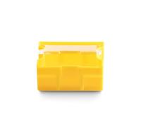 Plano Edge Terminal Small Hook Retainer Box, 3-Pack, Tackle Storage, Yellow, Includes Hook Retainer Tackle Trays, Customizable Fishing Terminal Tackle Organization