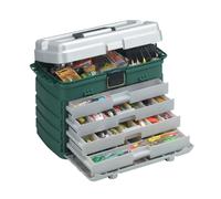 PLANO Four-Drawer Tackle Box,Fishing Tackle Organizer, Portable Storage Organizer, Tool box, Small parts, Removable Trays, Fishing, Beading, School or Office Supplies or Crafting Materials