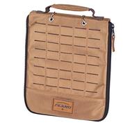 Plano Guide Series Worm Wrap, Brown 1680 Denier Fabric, Premium Tackle Storage for Soft Plastics, Fishing Bait Binder Organization with 8 Included Bait Bags