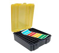 Plano -Handgun Ammo Case -,38 Special,100-rounds, Yellow, Cartridge storage case, Bullet holder, Rifle cartridge organizer,Gun ammo holder