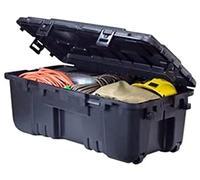 Plano Hinged Sportsman’S Trunk; Heavy-Duty Military-Grade Storage Box for Hunting, Camping, Paintball and Airsoft, Durable, Large-Capacity Gear Organizer, Black