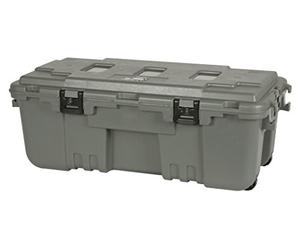 PLANO Hinged Sportsman's Trunk,Olive Drap Green, Military-Grade Storage Box with Hinge, Heavy Duty, Large, Camping & Army Storage Trunks, Perfect for Hunting, Paintball, Airsoft or Home Storage