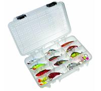 PLANO Hydro-Flo StowAway,Salt Water Fishing tackle box, Plastic Storage Organizer Box with Removable Dividers, Tackle Tray for Crankbaits, Softbaits, hooks and other fishing equipment