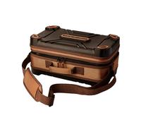 Plano Molding Guide Series Reel Locker | Revolutionary molded top and bottom for extra rigidity to keep expensive reels protected, Brown/Black, One Size