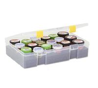 PLANO ProLatch 3700 StowAway- Bait Container,Fishing tackle box, Plastic Box, Plastic Jar Organizer with foam inlay, Tackle Tray for Crankbaits, Softbaits and hooks and other fishing equipment