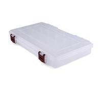 PLANO ProLatch 3700 StowAway,Fishing tackle box, Plastic Box, Plastic Storage Organizer Box with Removable Dividers, Tackle Tray for Crankbaits, Softbaits and hooks and other fishing equipment