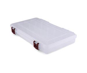 PLANO ProLatch 3700 StowAway,Fishing tackle box, Plastic Box, Plastic Storage Organizer Box with Removable Dividers, Tackle Tray for Crankbaits, Softbaits and hooks and other fishing equipment