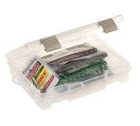 PLANO ProLatch 3700 StowAway- Half-Size Open ,Fishing tackle box, Plastic Box, Plastic Storage Organizer Box, Tackle Tray for Crankbaits, Softbaits and hooks and other fishing equipment