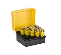 Plano Shot Shell Case - 20-Gauge,25-rounds, Yellow, Shotgun ammunition case, Shotgun cartridge holder, Shotgun shell box Ammunition organizer