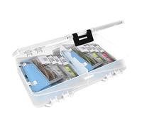 PLANO Soft Plastic 3700 StowAway,Fishing tackle box, Plastic Box, Plastic Storage Organizer Box w Removable Dividers, Tackle Tray for Crankbaits, Softbaits and hooks, fishing equipment