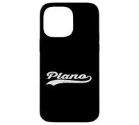 Plano Texas Vintage Cursive US City Name Retro Sports Case for iPhone 14 Pro Max