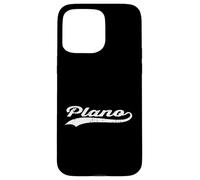 Plano Texas Vintage Cursive US City Name Retro Sports Case for iPhone 15 Pro Max