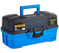 Plano Three-Tray Tackle Box, Molded Tackle Storage, All Fishing, Unisex, Bright Blue