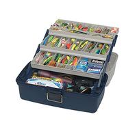 PLANO Three-Tray Tackle Box XL,Fishing Tackle Organizer, Portable Storage Organizer, Tool box, Small parts, Removable Trays, Fishing, Beading, School or Office Supplies or Crafting Materials