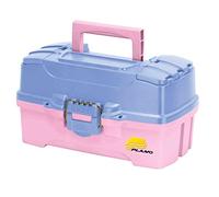 PLANO Two-Tray Tackle Box,Fishing Tackle Organizer, Portable Storage Organizer, Tool box, Small parts, Removable Trays, Fishing, Beading, School or Office Supplies or Crafting Materials