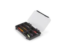 Plano Waterproof StowAway 3700 Deep Open Fishing Box for Lures and Bait | IPX7 Waterproof Tackle Box | O-Ring Seal | Rust-Resistant Protection | Clear Lid | Adjustable Storage For Fishing Tackle