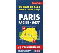 Plans de Paris: Paris street index and maps: Paris facile: 26 plans de A a Z
