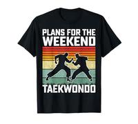 Plans for The Weekend Taekwondo - Martial Arts Taekwondo T-Shirt