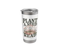 Plant a Seed Read ! 2026 Summer Reading Theme Stainless Steel Insulated Tumbler