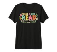 Plant A Seed Read Summer Reading 2026 Teacher Library Premium T-Shirt