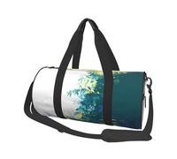 Plant Aesthetics Canvas travel bag, large capacity, can be carried on the shoulder