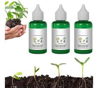 Plant and Flower Activation Liquid Solution,Plant Growth Enhancer Supplement Universal,Plant Root Stimulator,Liquid Plant Fertilizer,Liquid Fertilizer for Spraying Seedlings and Cuttings (3 Pcs)