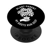 Plant and Parent Monstera Roots Run Deep Aesthetic PopSockets Adhesive PopGrip