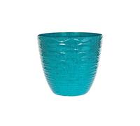 Plant Avenue Plastic Plant Pot, Teal, 38cm