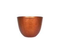 Plant Avenue Pot Planter Indoor Or Outdoor Lightweight Recycled Plastic Garden Small Elements - L31 X W31 X H28 Cm - Copper