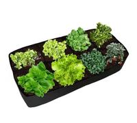 Plant Bag - Rectangular Raised Bed with 8 Compartments | Plant Box | For Garden Balcony Patio Vegetable Growing Tomatoes Potatoes