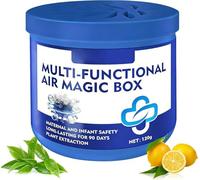 Plant-Based Air Purifier Box, Passive Dust Collector & Odour Absorber for Bedrooms, Closets & Pet Areas