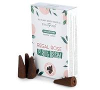 Plant Based Backflow Incense Cones - Regal Rose - Long-Lasting Aromatherapy