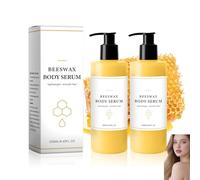 Plant-based beeswax moisturizing body essence, a leave-on body lotion, containing beeswax, avocado oil, castor oil, and shea butter for deep nourishment, especially for dry skin.