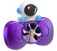 Plant-Based Car Fragrance Diffuser with 2 Scent Pads(Purple)