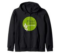 Plant-Based Everything Eat More Plants Vegan Health Fitness Zip Hoodie