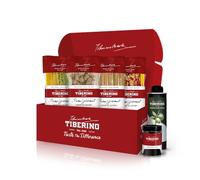 Plant Based Gourmet Box - Tiberino 1888 | Italian Vegan Pasta & Extra Virgin Olive Oil Gift Set | 100% Natural, GMO-Free, Made in Italy
