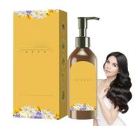 Plant-Based Hair Dye Shampoo - Natural Floral Color Formula, Long Lasting Hair Color | Single Dose Dark Hair Dye for Women and Elderly for Soft Shine and Safe Coverage for Gray Hair