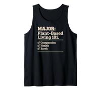 Plant-Based Living 101: Compassion, Health, Earth Checklist Tank Top
