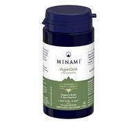 Plant-Based Omega 3 from Algae - Minami - VeganDHA + Astaxanthin - High Concentration of DHA from Algae Oil - 60 Softgels