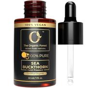 Plant Based Sea Buckthorn Oil - Pure Cold Pressed Carrier Oil for Skin & Body - Rich in Omega 7 for Radiant Glow, Hydration & Anti-Aging - Best for Dry Skin, Scars & Wrinkles