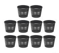 Plant Baskets Suitable For Ponds Pack Of 10 Round Plastic Design With Openwork Structure To Maintain Consistent Water Exchange And Growth(XC130)