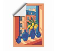 Plant Before Building Modern Unframed Wall Art Print A3 (42×29.7cm), Wall Decor for Living Room, Bedroom, Office & Home, Art Gift