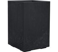 Plant Box Planter Faro Stone Black Concrete Look 40 x 60cm Plastic