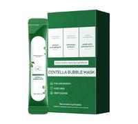 Plant Bubble Facial Masque,Bubble Face Care - 12X Moisturizer Pore Cleanser Sheet, Natural Organic Firming Deep Hydrating Brightening For Spa, Soothing Purifying Clarifying