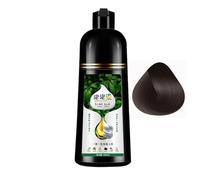 Plant Bubble Hair Dye Shampoo - 500ml Hair Color Shampoo, Natural H-air Mousse - Gentle Plant-Based Dying Product For Men & Women, Home, Salon, Travel