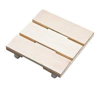Plant Caddies Wooden Plant Caddy with Wheels, Heavy Duty Square Plant Roller Base with Lockable Wheels,Primary Color-12 Inch