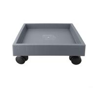 Plant Caddy, Heavy Duty Pot Square Mover Rolling, Movable Plastic Planters Trolley Base, Patio Pot Cart, Wheel Tray for Large Potted Plants Garden Patio(interior 23.5cm)