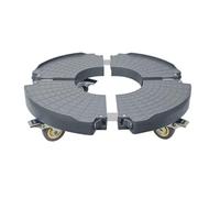 Plant Caddy with Wheels, Heavy Duty and Easy to Use, Rolling Plant Stand Adjustable, Large Plant Cart Dolly with Casters for Flower Pot Garden Pot Mover (Single 4 Wheels Stand Grey)