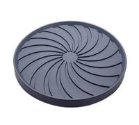 Plant Caddy with Wheels, Plant Cart with Casters and Tray in Grey and White, Sizes 23-41cm(Grey,33cm)