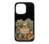 Plant Care Coordinator Cat Houseplant Humor Case for iPhone 13 Pro